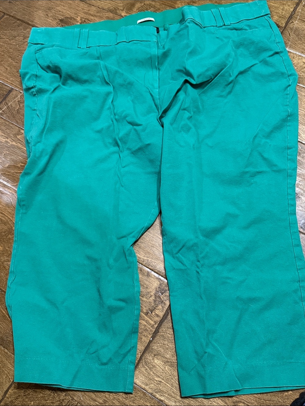 Lane Bryant green Capris